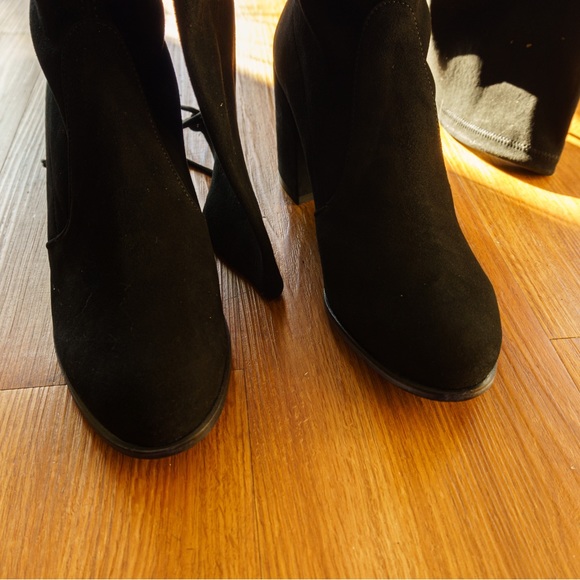 New Stuart Weitzman Tieland 70mm Block Heeled Over-the-knee Boots - Picture 10 of 12